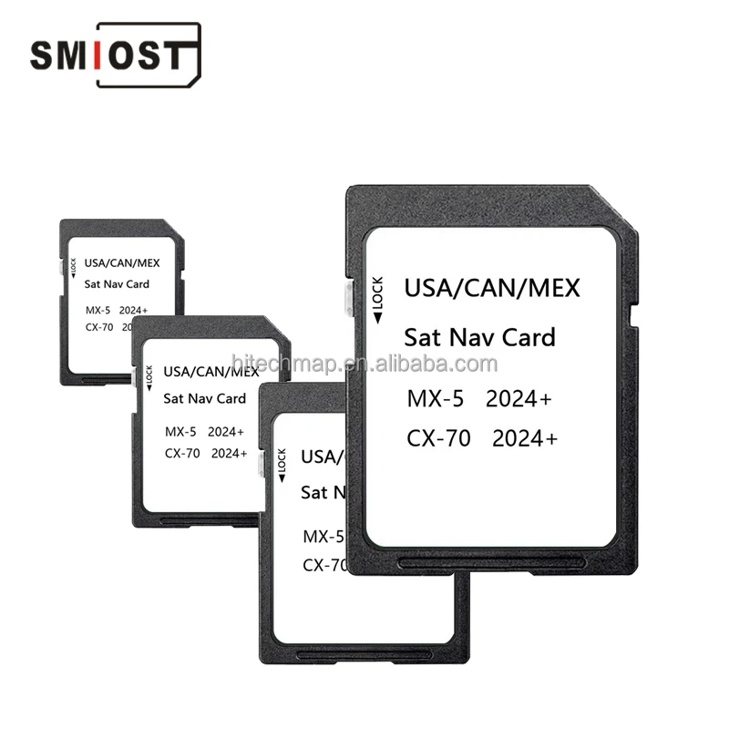 SMIOST for Mazda Android Memory Cards Map Car Navigation GPS Nav Sat for Memorial Card SD CID KR9D 66 16GB USA