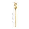 Gold fork