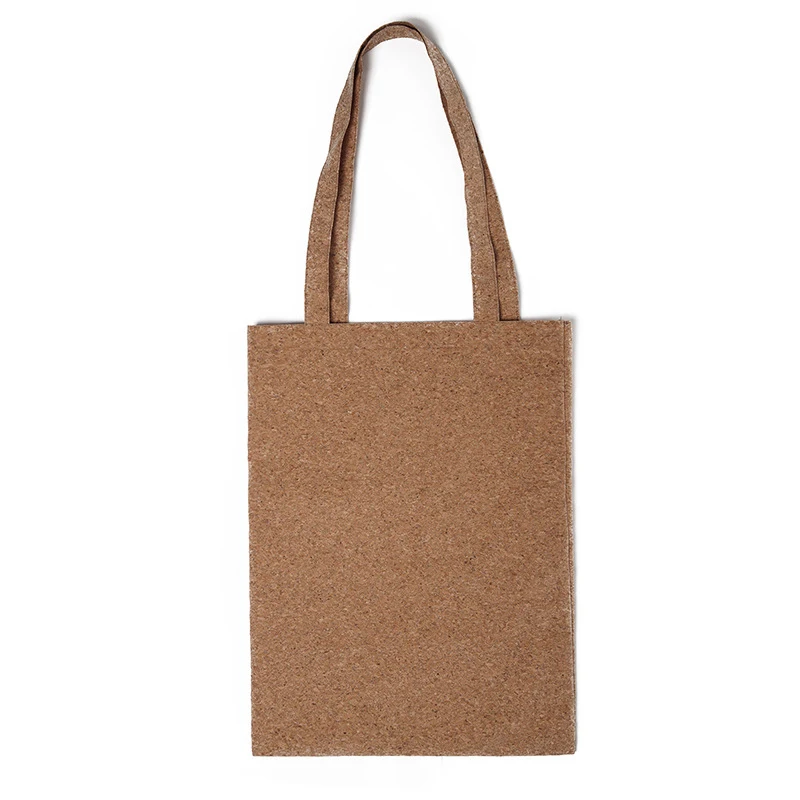Custom Natural Cork Leather Material Shopping Bag New Design Recycled