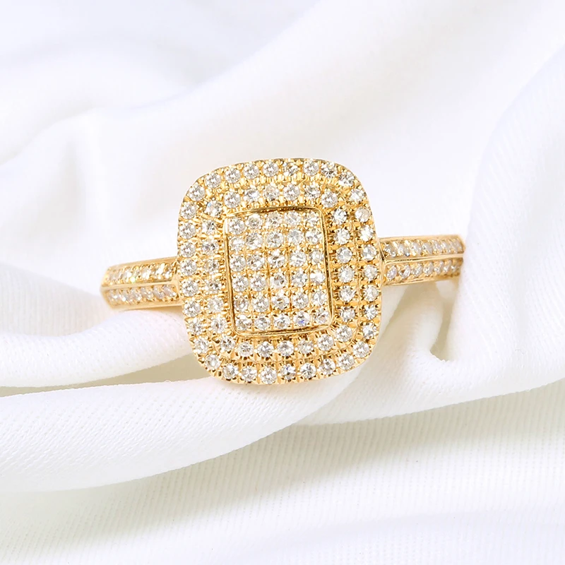 Personalized Jewelry Natural Diamond 18 Karat Gold Suppliers 2022 18k Real  Latest Gold Ring Prices