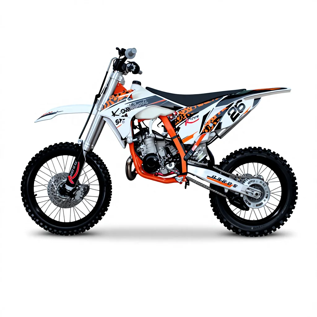 Koshine XN85 SX 85CC Dirt Bike - 2-Stroke Motorcycles with 24hp, 6