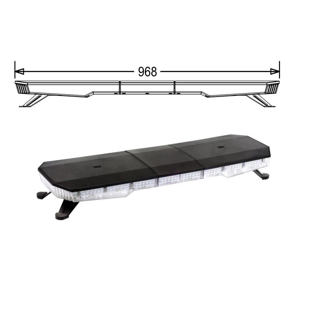 Factory OEM/ODM ECE R65 SAE Class 1 Full Size High Power  LED Emergency Flashing Strobe Warning Light bar