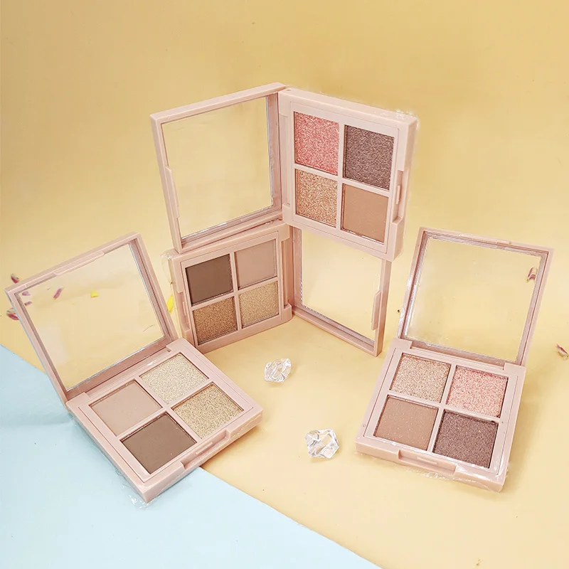 FAIRY COSMETICS ES03 4 Colors  Matte Pearl Glitter Eyeshadow Palette