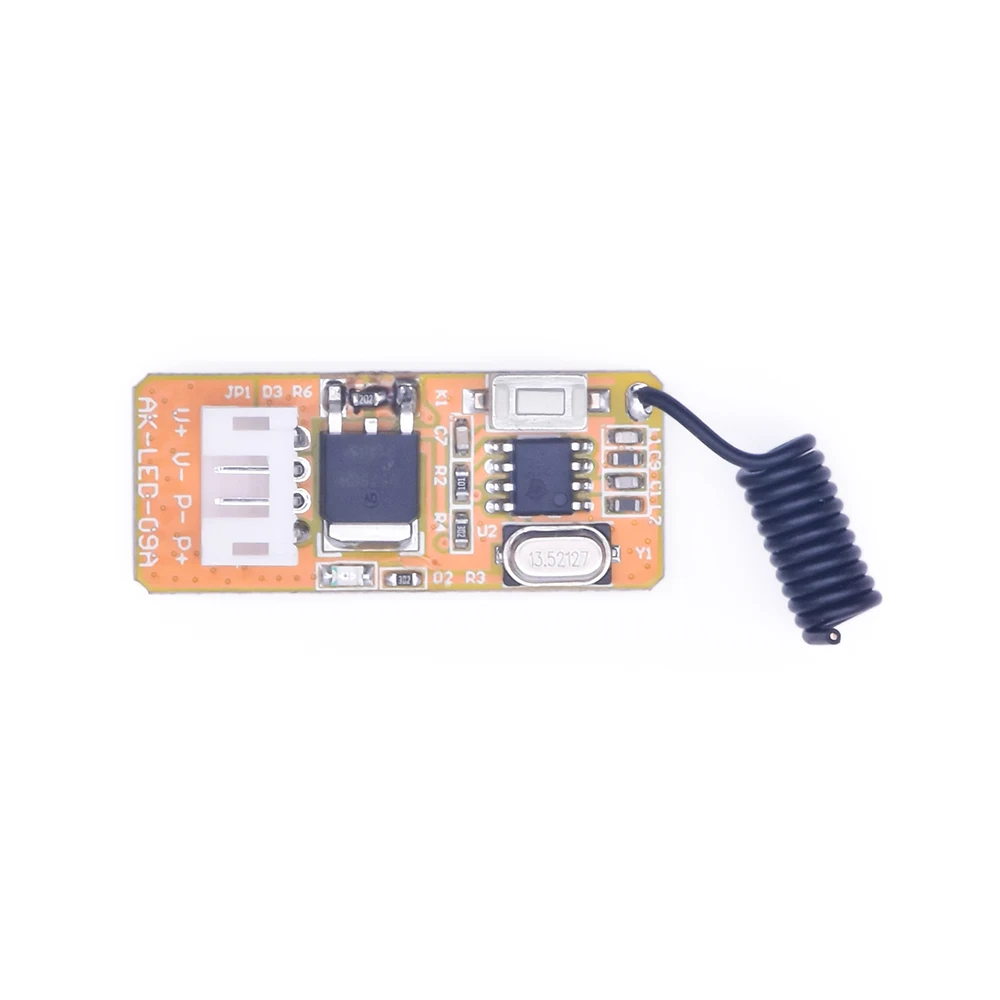 Mini Wireless RF Remote Control Switch 10A Relay Output Radio DC 12V 1 Channel Receiver
