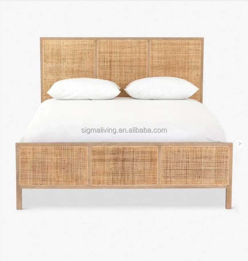 bed set bed bedroom furniture fabric panel platform bed