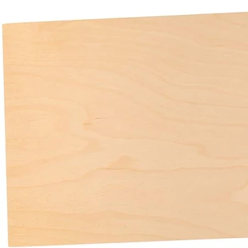 Ecofriendly 3MM 1/8x 12 x 20 Inch Baltic Birch Plywood B/BB Grade Birch Veneer Sheets One Clear Face for DIY