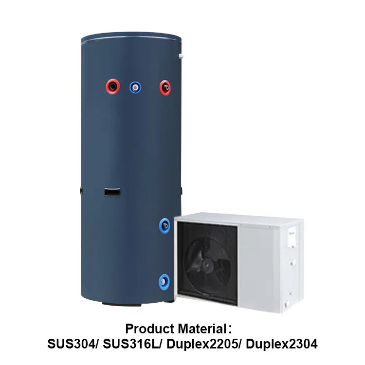 SST Factory Custom Capacity 100-2000L Duplex Stainless Steel Hot Water Storage Tank For Heat Pump