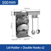 500mm Lid Holder + Double Hooks x2