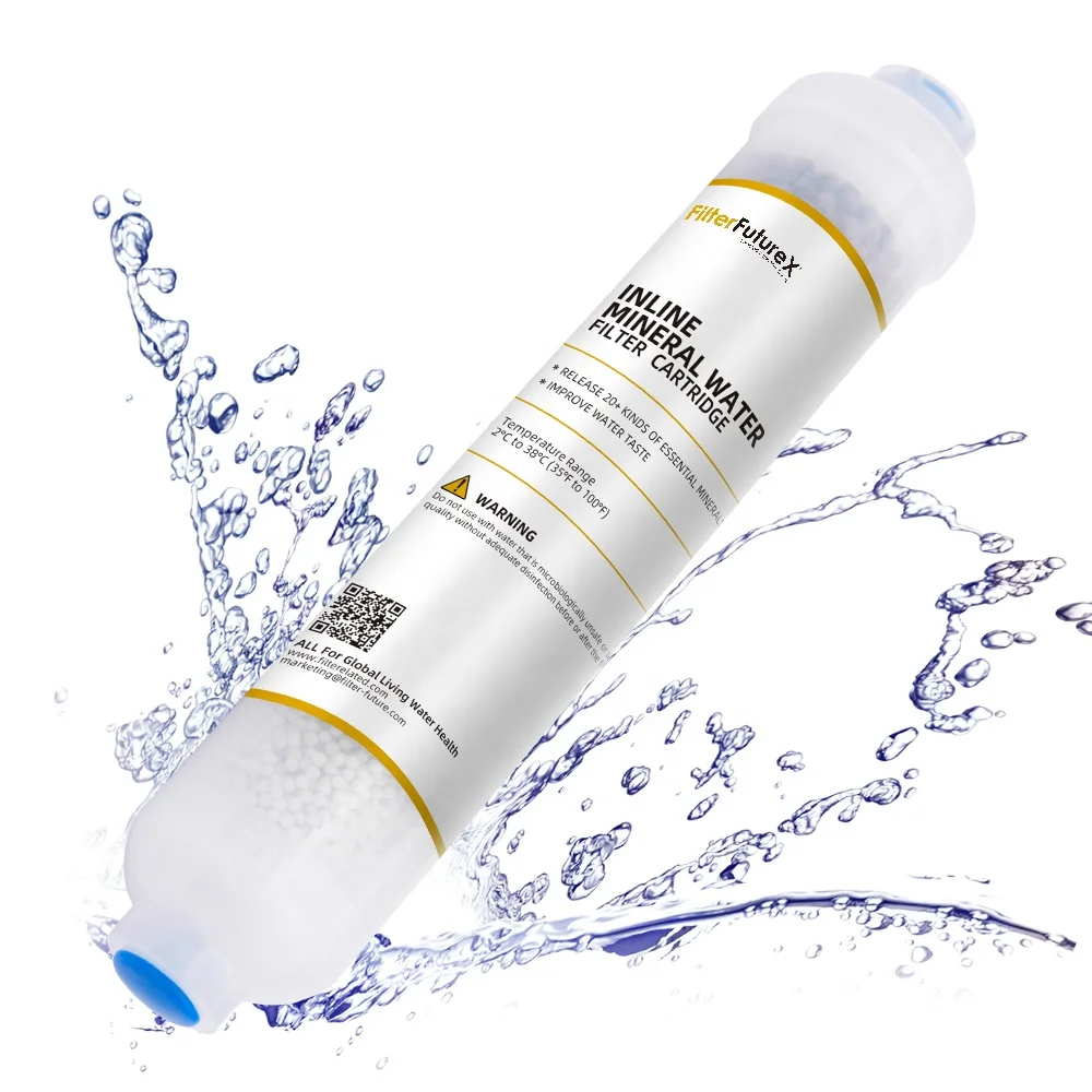 Post Transparent Far Infrared Mineral Ball Maifan Stone 10 Inch Alkaline Mineral Water Filter Cartridge 4 in 1
