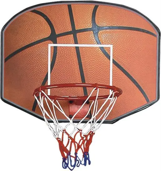 IUNNDS Portable Indoor Outdoor Metal Basketball Hoop Rim with Backboard for Home or Office Basketball