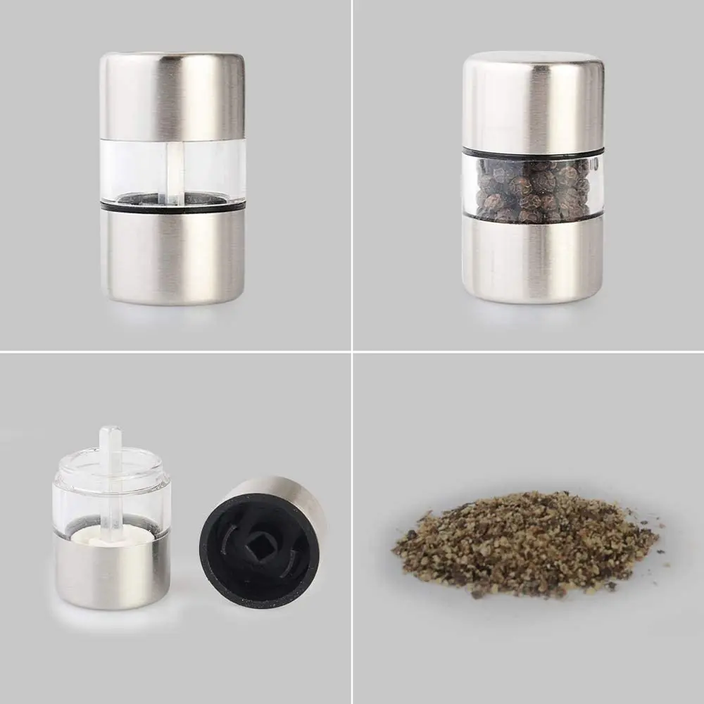 Buy Electric Salt and Pepper Grinder Set -Battery Operated Stainless Steel  in Pakistan