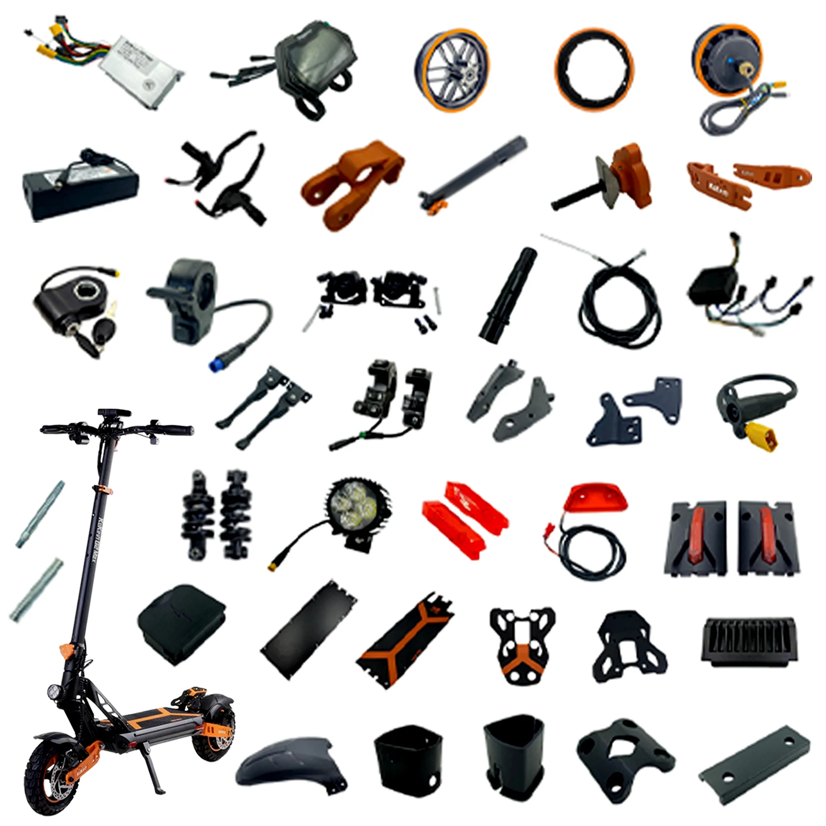 Secure Attachment Connection Fixing Bracket for KuKirin G4 Electric Scooter Vertical Pole Accessories