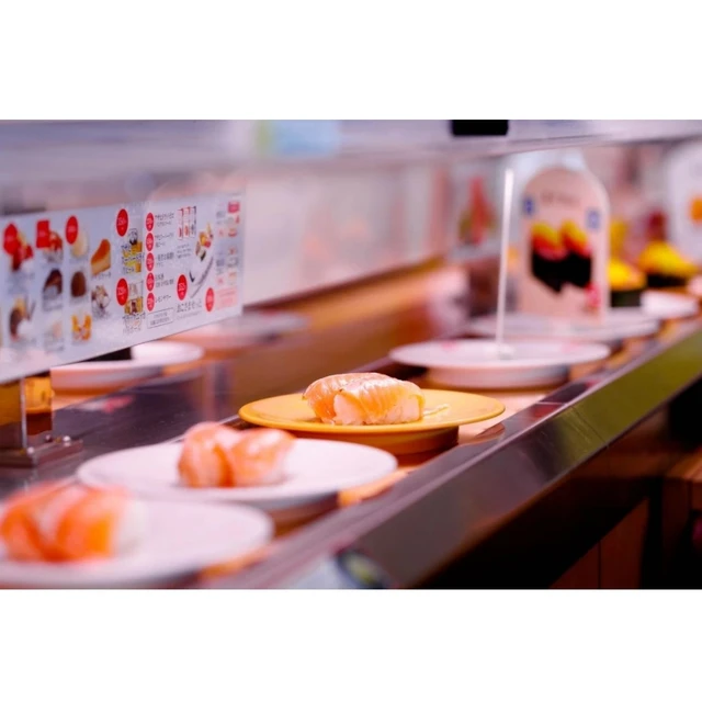 Source Factory PVC Belt One-year Warranty SS2205 Economy Efficient Production Line Rotary Sushi Conveyor 3