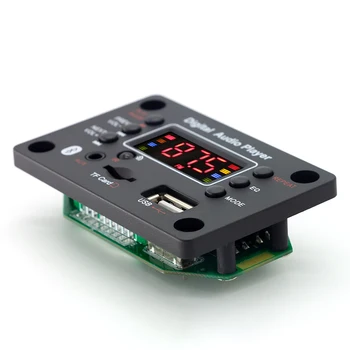 Wireless Decoding Board Module BT5.0 TF/USB/FM MP3 Player 5V 12V Module MP3 Decoder Board Remote Board