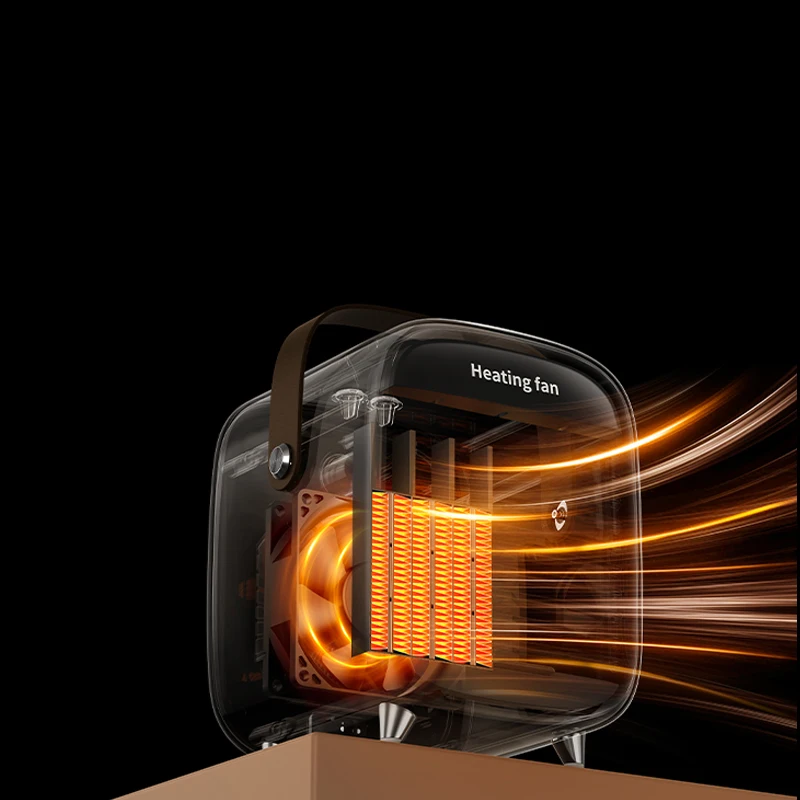 Новый продукт низкоэнергосберегающий малошумный безопасный Ptc электрический портативный Теплое Пространство вентиляторы обогреватели с ночным освещением для использования в