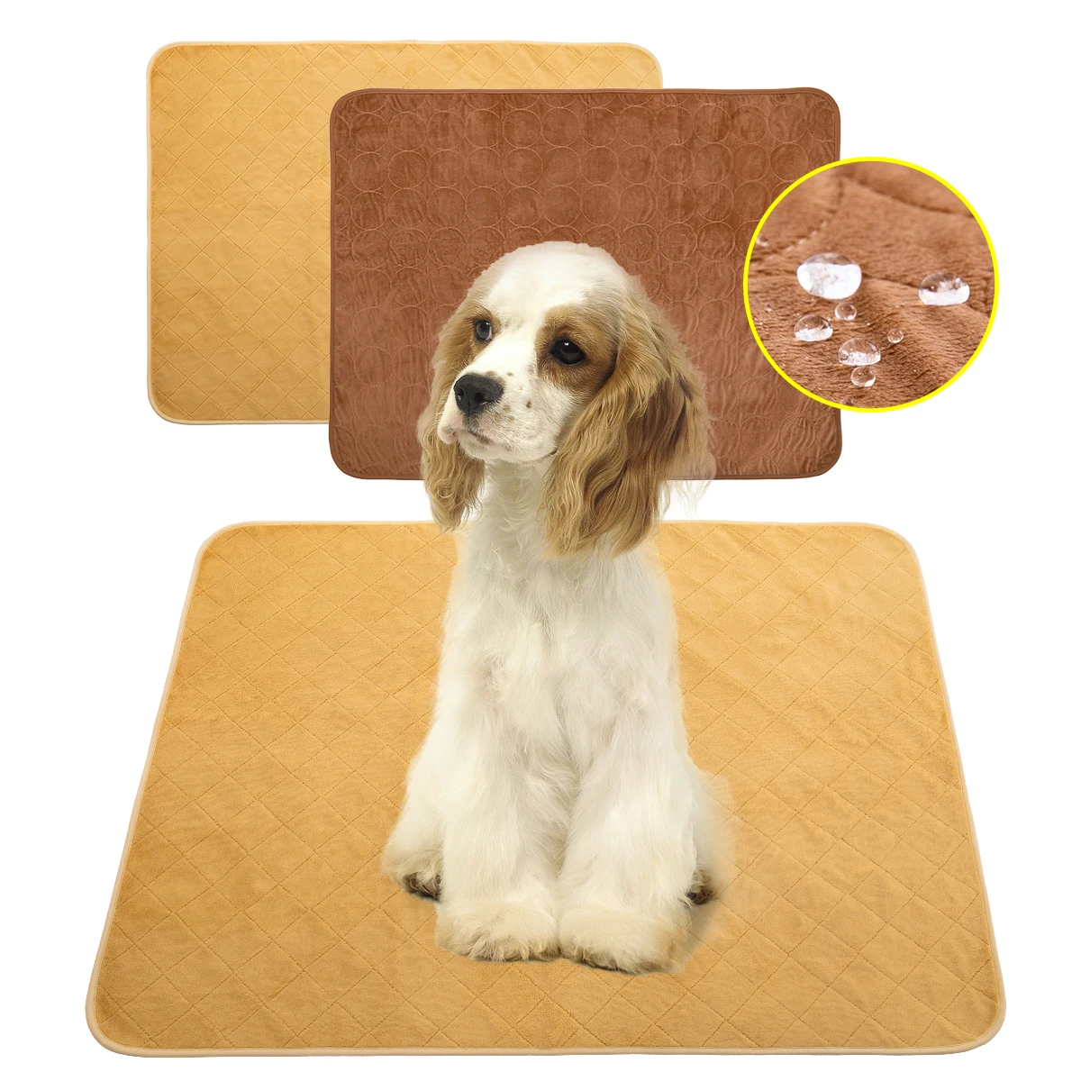 Dog Puppy Training Pads Reusable Washable Minky Soft Pet Pee Pads