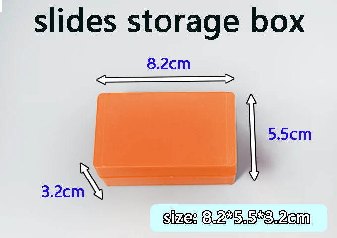 plastic slides storage boxes