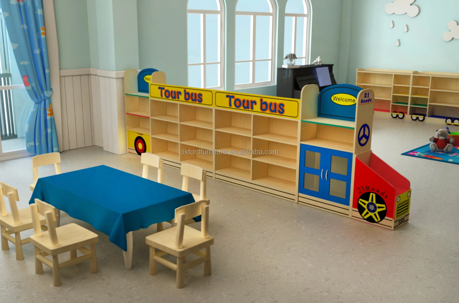 产品名称 幼儿园储物柜 项目编号 njp-01095 颜色 客户化 年龄范围 3