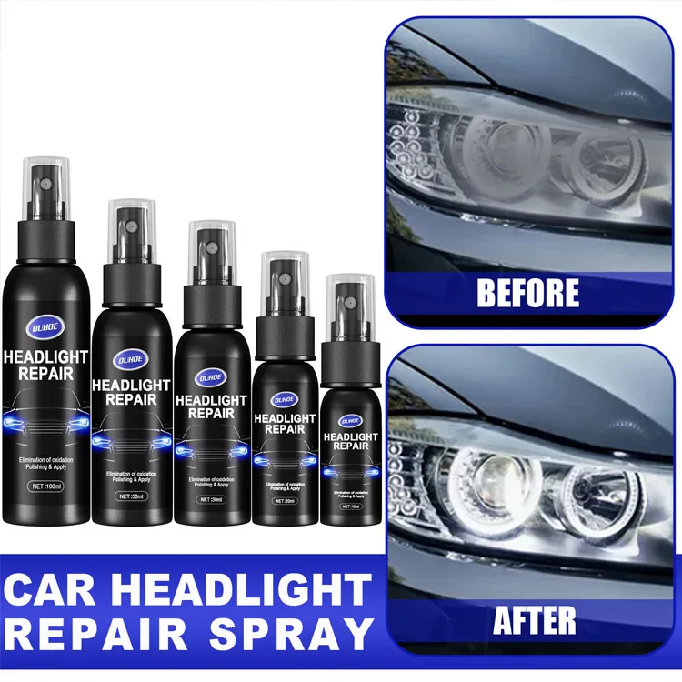 100ml Universal Headlight Restoration Kit Car Headlamp Polishing  Anti-scratch For Car Head Lamp Lens Repair Liquid