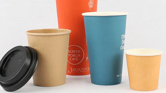 Custom Flexo Printing Compostable Single Wall Paper Cup For Milkshake –  Fastfoodpak