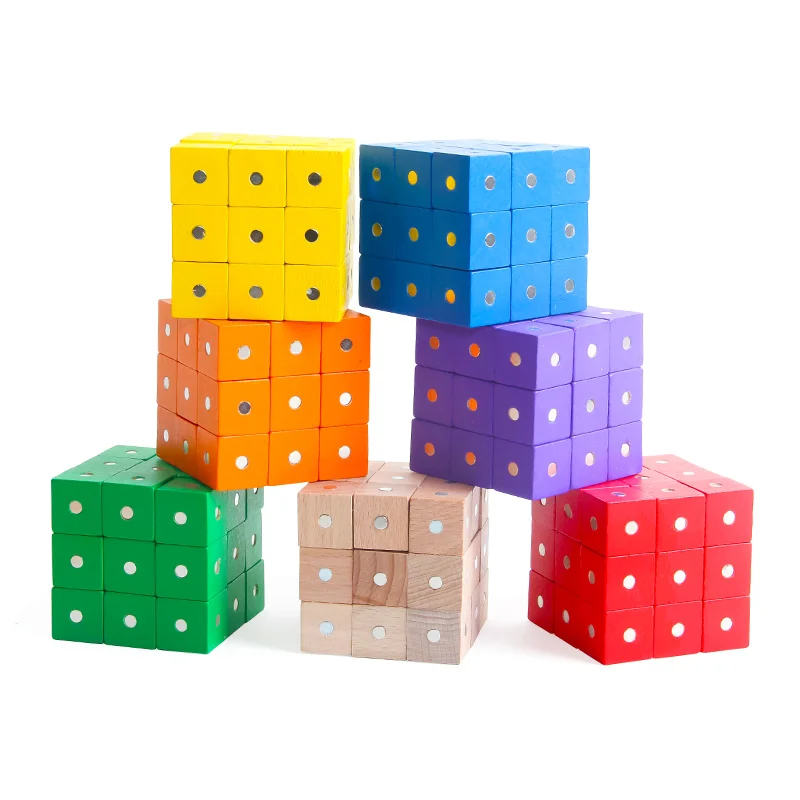 rainbow magnetic blocks