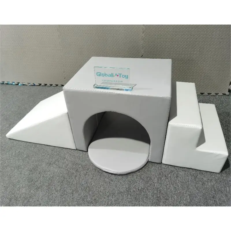 Customized Soft Play Equipment White Soft Play Set Outdoor Playground