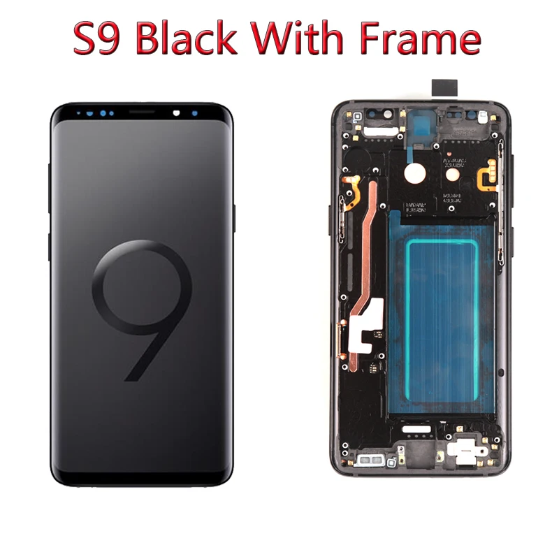 KULI for Samsung S8 S9 Plus Screen Assembly Replacement Sensitive Glass  Edge Curved Surface Mobile Phone Lcd Touch Screen