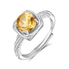JH0280White gold color-2Yellow Crystal