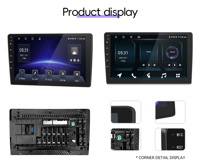 RK3326 Android Car Radio - 4 Core 1.5ghz 4gb 64gb 9