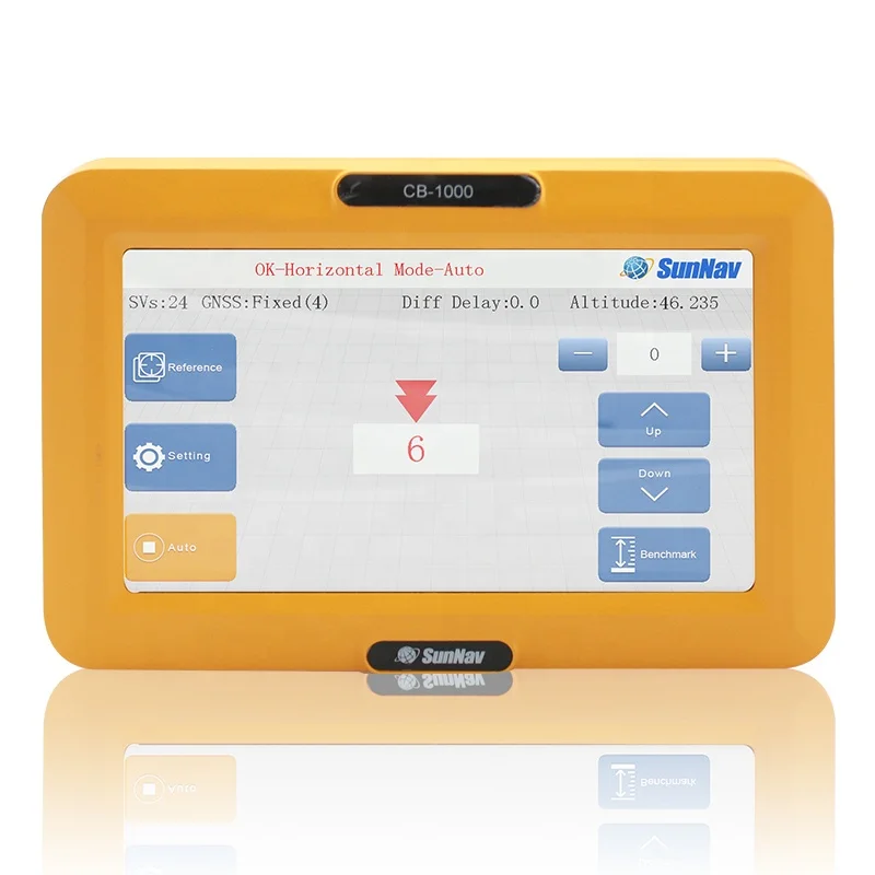 GPS Land Leveling System SunNav AG1000 Large Touch Screen for Precision Agriculture Compatible for Various Tractors