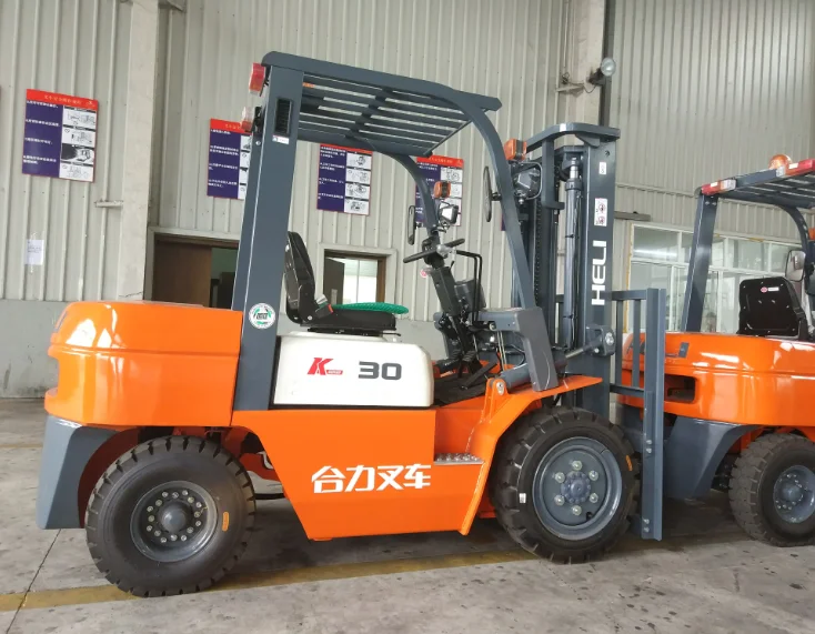 Lift Truck Forklift CPC30-Q19K Engine Seated diesel Fork Lifter 3 Ton Mini