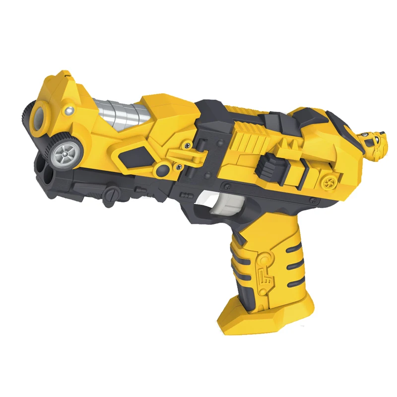 MJ TOYS Electric Robot Deformation Soft Shotgun Automatic Soft Bullet Gun Toys with 6 Bullets for Kids