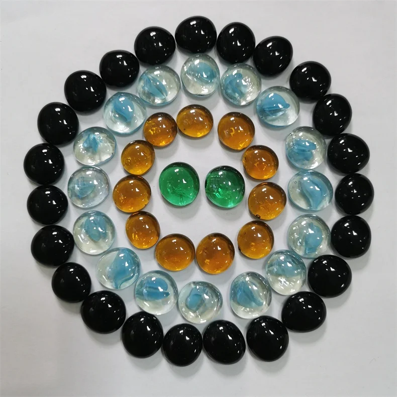 Hot sale 4mm 6mm 8mm 10mm 12mm 15mm colorful glass pinball for decoration