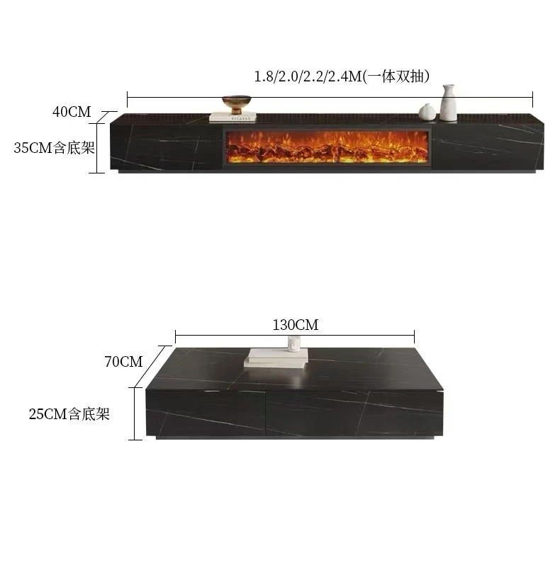 Electric Fireplace, Wood - detail 20
