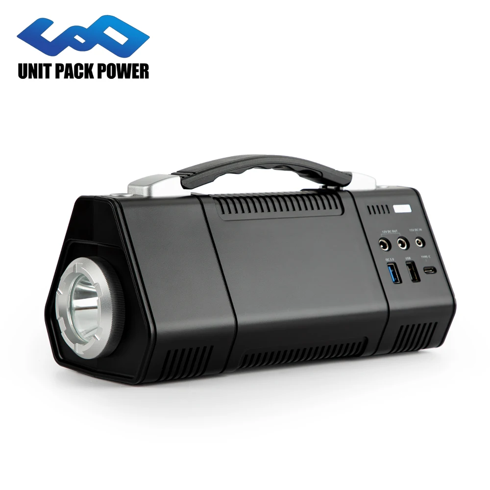 Китайский завод, новый дизайн, портативный источник питания UPS, 100 Вт, портативная электростанция, 155WH, блок питания с литий-ионной батареей 3,7 В, 42 Ач