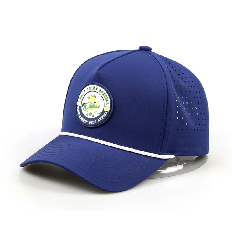 5 Panel Rubber PVC Logo Waterproof Baseball Cap Custom 5 Panel Rubber PVC Logo Baseball Cap Waterproof Gorras Baseball G5