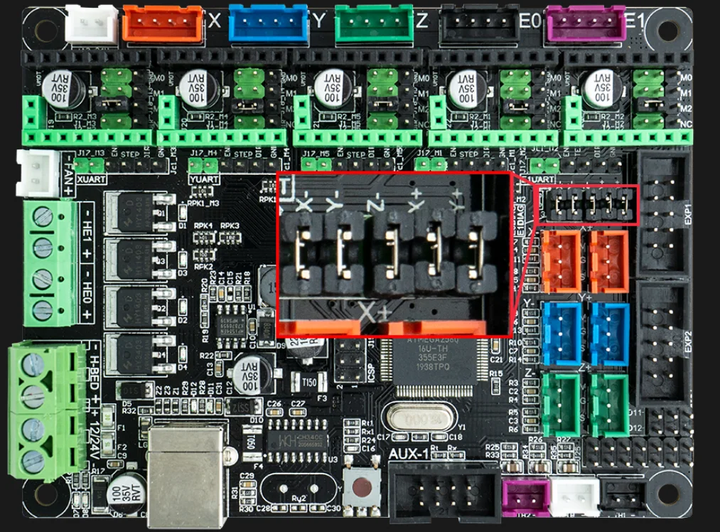 LKD 3D Printer Controller 3D Printer Board Mega 2560 R3 Creality Silent Mainboard RAMPS MKS GEN-L V2.1 Cloned EINSY Rambo V1.1b