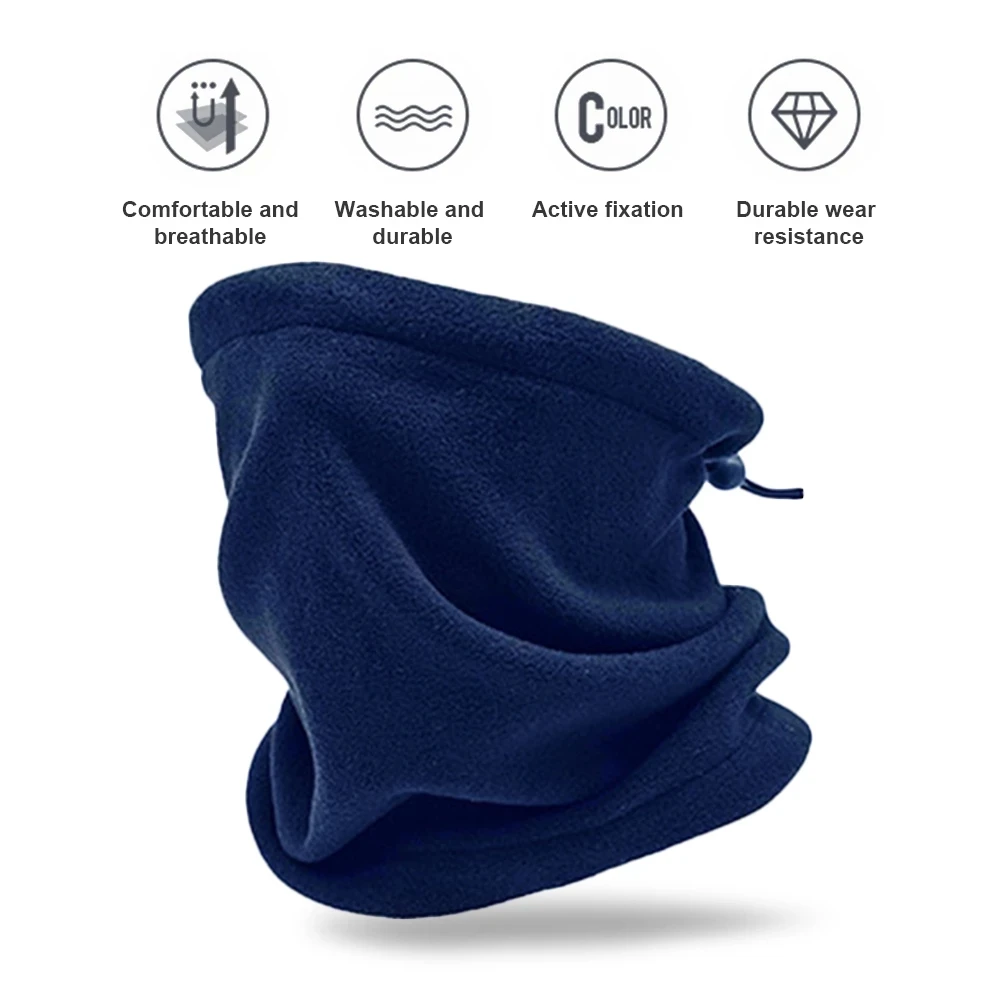 Winter Unisex Women Men Sports Thermal Fleece Scarf Snood Neck Warmer