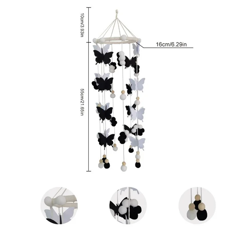 amazon popular selling baby felt crib mobile hanging decoration toy