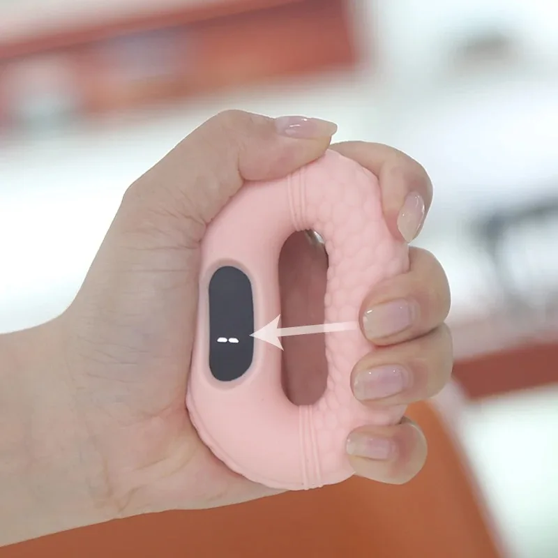 Grip Strength Trainer Hand Grip Exerciser Hand Grip Strengthener Ring With LED Counting Display