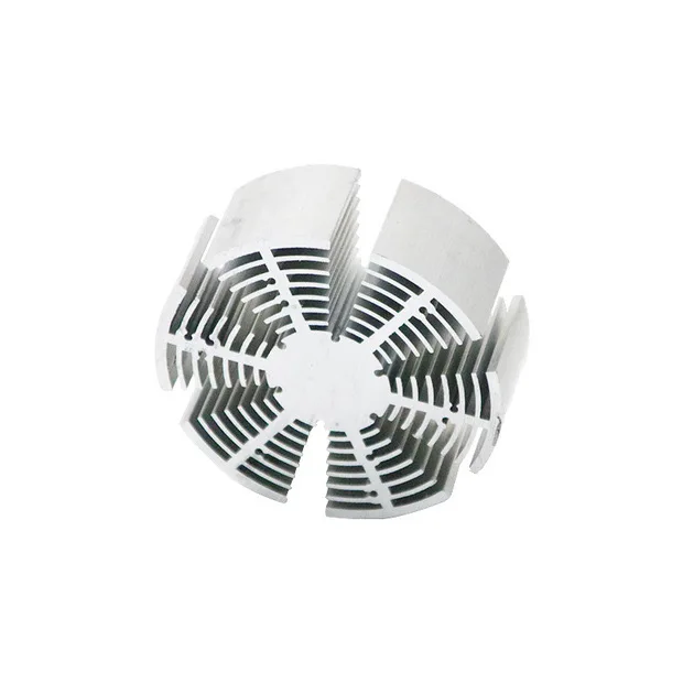 Led Heatsink Radiator Round Extrusion Aluminum Led Strip Light Large Sunflower Sunflower Extrusion Round Aluminum Heatsink