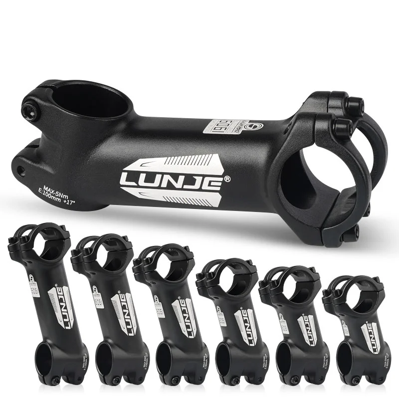 LUNJE Mountain Bike Stem Durable Aluminum Alloy Options