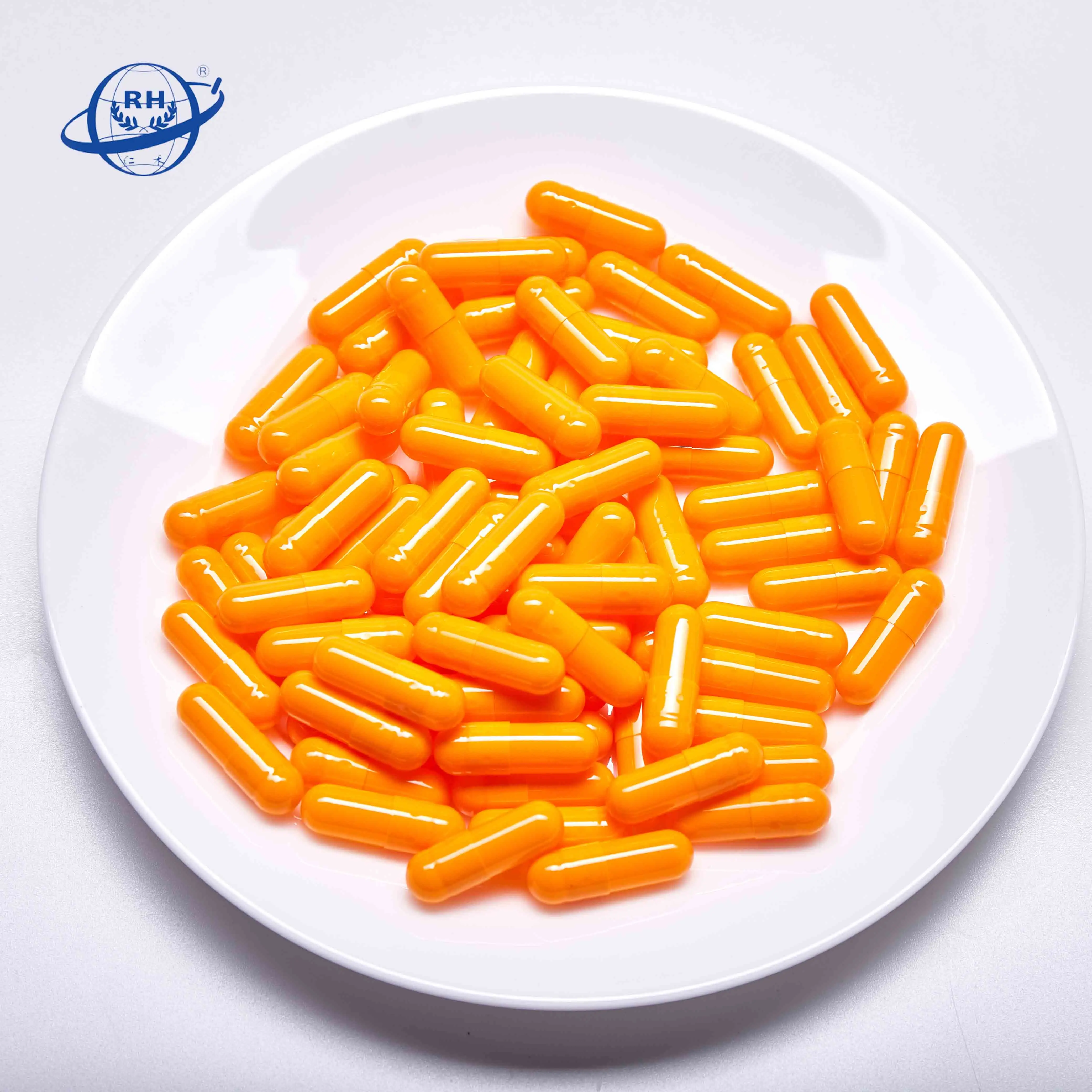 Коллагеновые капсулы Размер 0 твердые желатиновые биоразлагаемые травяные добавки