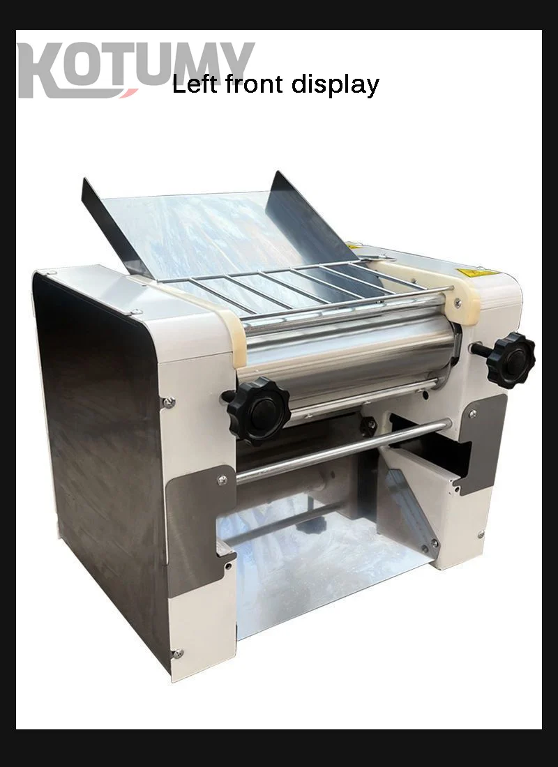 Commercial Desktop Automatic All-in-One Dough Sheeter Electric Dumpling Noodle Pressing Machine with Kneading Cutting Features