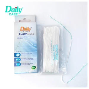 Daily Care USA Popular 2IN1 840D Nylon Material Bubble Floss with Threader for Brace Deep Cleaning