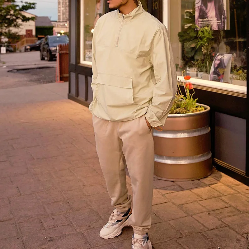 Lightweight Windproof Waterproof Nylon Jacket Anorak Jacket for Men with Custom Size and OEM Service