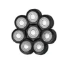 8 têtes noires