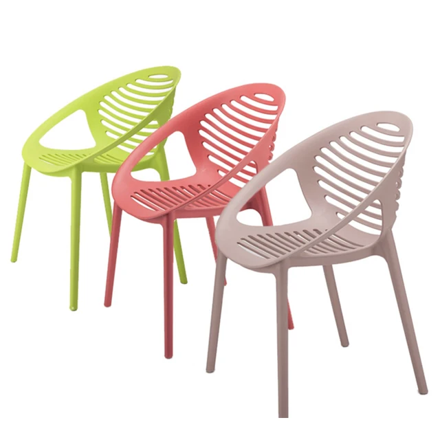 Школьная столовая Штабелируемая пластиковая обеденная стойка для использования на улице в отеле ресторане полипропиленовый стул