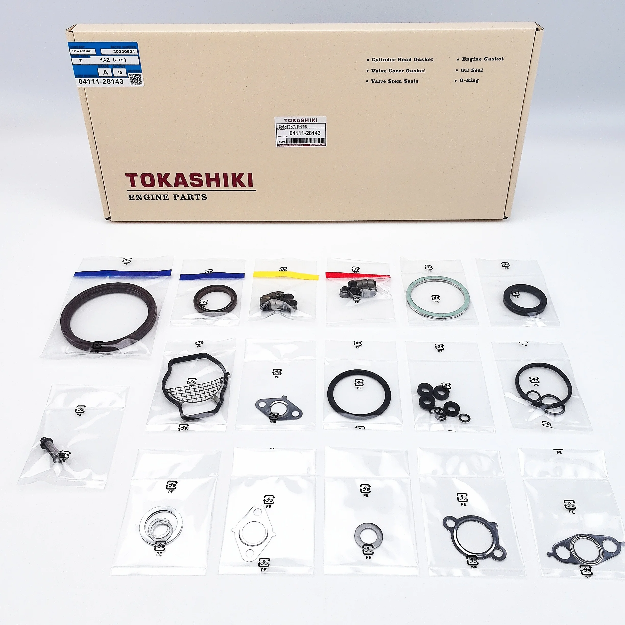 Engine Overhaul Gasket Kit for TOYOTA Head Gasket for 1AZ 04111