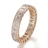 Anillo de oro macizo de 18k con diamante de laboratorio